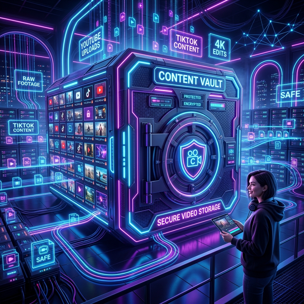 Content creator digital vault