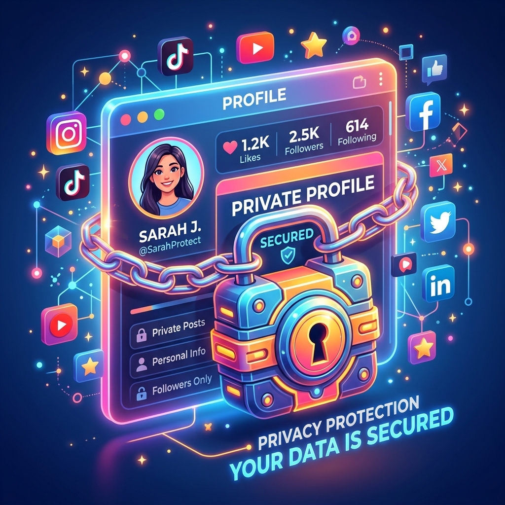 Secure social media profile