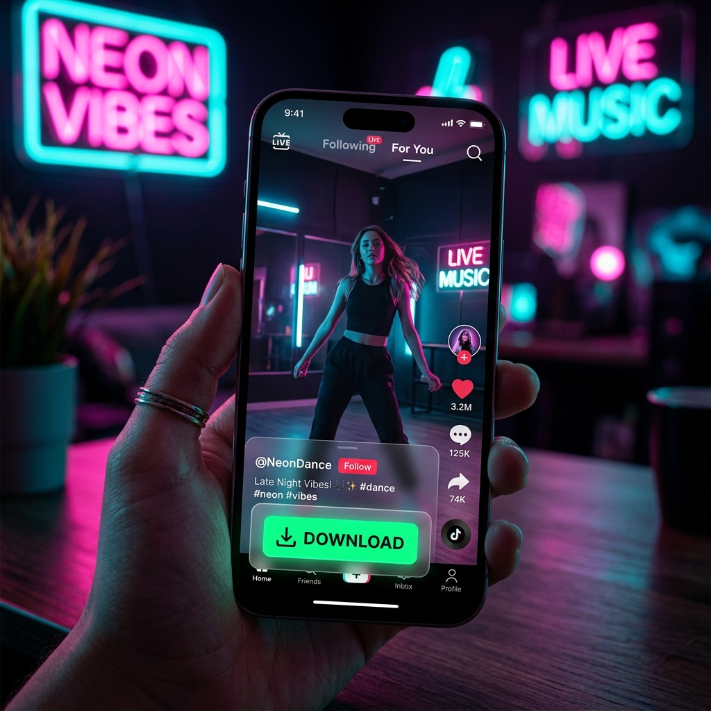 TikTok Video Downloader Interface